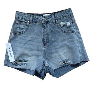 Princess Polly Feels Like Summer Ripped Denim Cutoff Jean Shorts Size 6 New Tag